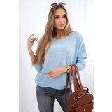 Kesi Włoski Blouse with the inscription Fantastic blue | shoptok.hr