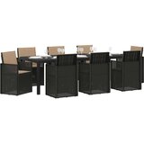  Vrtni set za objed s jastukom 9 pcs Antracit i sivosmeđa PP | shoptok.hr