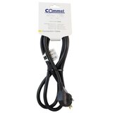 Commel Priključni kabel H05VV-F 3X2,5 1,5 m crni | shoptok.hr