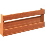  Zidni stalci za cipele 2 kom voštano smeđi 59x9x23 cm borovina | shoptok.hr
