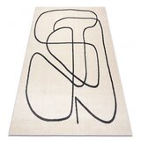 RugsX Preproga FUSION 8297 krem / temno siva - Linije, moderna, abstraktna 80x150 cm, (21995728) | Shoptok.si