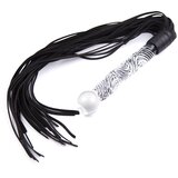 Kiotos Fancy Black Flogger with Glass Handle Cijene