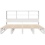  Krevet s regalom za knjige bez madraca bijeli 180x200cm od drva | shoptok.hr