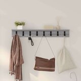  Vješalica za kapute na zidu Siva Sonoma 80 x 10,5 x 10,5 cm | shoptok.hr