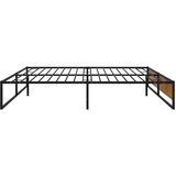  Za krevet crni metalni 180 x 200 cm | shoptok.hr