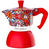  Talijanska Moka za Kavu Bialetti D&amp G RED 4T Crvena Nehrđajući Čelik 4 Tasītes | shoptok.hr