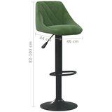  Barski stolček temno zelen žamet, (20968625) | Shoptok.si