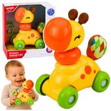  Interaktivna senzorna igračka auto žirafa za malu djecu žute boje | shoptok.hr