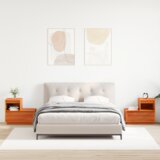  Noćni ormar s ladicama 2 pcs Voštano smeđa 60 x 34 x 51 cm Cijene