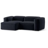 Cosmopolitan Design Temno modra kotna sedežna garnitura (levi kot/z ležalnikom) Bergano – | Shoptok.si