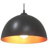 Viseće svjetiljke 2 kom podesive visine E27 crne Ø 30 cm metal | shoptok.hr