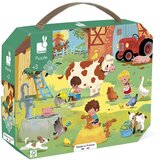 Janod Puzzle za decu Dan na farmi - 24 dela | ePonuda.com