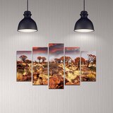 Wallity Set Slika 5DMDF-41, 5 Delova | ePonuda.com