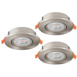 Eglo 902268 - komplet 3x led ugradnih reflektora barranco LED/4,8W/230V hrom | Eponuda.com