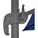  Konzolni suncobran s aluminijskom šipkom 4 x 3 m azurno plavi | Eponuda.ba