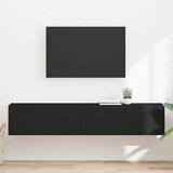 TV zidni ormar 2 pcs Crna 78,5 x 31 x 29,5 cm Konstruirano drvo | shoptok.hr