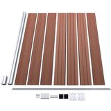  Ograjni panel WPC 175x146 cm rjav | Shoptok.si