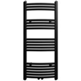  Crni kupaonski radijator za centralno grijanje zaobljeni 500 x 1160 mm | shoptok.hr