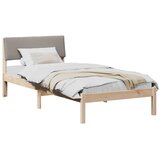  Okvir kreveta Smeđa i taupe 90 x 200 cm Masivna borovina | Eponuda.ba