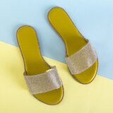 Resti Green women's slippers with cubic zirconia Verina - Footwear | shoptok.hr