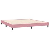  posteljni okvir brez vzmetnice roza 200x210 cm žamet, (21829444) | Shoptok.si