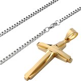 IZMAEL Ogrlica SI-34220 Cross - Zlatna | shoptok.hr