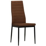 Maison Chic Jedilni stoli - Vzorci stoli 2 kosa rjavo blago A389, (22032143) | Shoptok.si