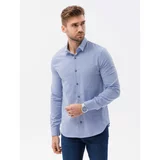 Ombre Men's shirt with long sleeves SLIM FIT