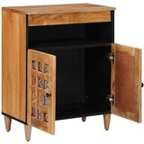  Kreveta s pohranom Prirodna 60 x 33 5 x 75 cm Čvrsto drvo manga - Prirodna | shoptok.hr