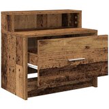 vidaXL Noćni ormarić s ladicom staro drvo 51x31x47 cm | shoptok.hr