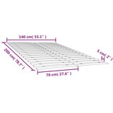  Zamjenske letvice za krevet s 34 letvice 2 kom 70x200 cm | shoptok.hr
