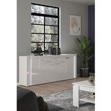 MID.YOU Komoda Skylight, Bela, Visoki Sijaj | Shoptok.si