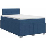 Boxspring krevet s madracem Plava 120 x 200 cm Tkanina | shoptok.hr