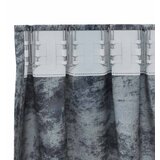  Baršunaste zavjese 2 pcs Srebrno Siva 175 x 140 cm Baršun | Eponuda.com