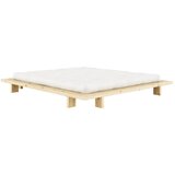 Karup Design Bračni krevet od masivnog bora s podnicom 140x200 cm u prirodnoj boji Japan – Cijene