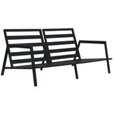  5-dijelna vrtna garnitura od aluminija s jastucima tamnosiva | shoptok.hr
