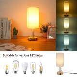  Brilagi - Stona lampa sa USB portom TABLON 1xE27/25W/230V hrast/bež/krem | Eponuda.com