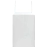  Papirnate vrećice 250 kom s ručkama bijele 32x17x25 cm | shoptok.hr