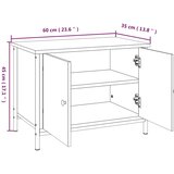 TV ormarić s vratima boja hrasta 60x35x45 cm konstruirano drvo | shoptok.hr