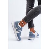 Boto Women's Denim Sneakers Made of Eco Leather Blue Kaimans | Shoptok.si