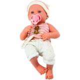  Lutka beba u bijeloj i ružičastoj odjeći, kapa, duda, varalica i dekica | Shoptok.si