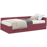  Kotni okvir postelje z matrico Drugo 2 pcs Siva blago, (5000123276) | Shoptok.si