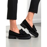 Resti Eco suede women's moccasins with a Floverse flower | ePonuda.com