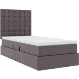  Krevet s od storage s madracem Siva 90 x 200 cm Lažna koža | shoptok.hr