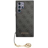 Guess GUHCS23LGF4GGR silikonski ovitek za Samsung Galaxy S23 Ultra 5G - siv | Shoptok.si