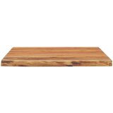 Stolna Mizna plošča 80x80x2,5 cm kvadratna trdna akacija naravni rob | Shoptok.si