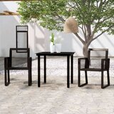  3-dijelni vrtni blagovaonski set crni | shoptok.hr