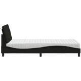  Krevet s madracem crni 100 x 200 cm od tkanine | shoptok.hr