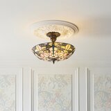 Endon 111892 - Plafonski luster Tiffany ASHTON 3xE27/10W/230V prečnik 45 cm | Eponuda.com