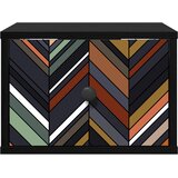  Wall-mounted noćni ormarić OMMEN Crni hrast 36 x 33 x 25 cm | shoptok.hr